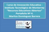 Portafolio 4 -Innovación Educativa-Maritza Domínguez Barrera