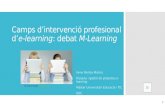 Camps d’intervenció profesional d’e learning