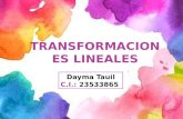 Daymarian Tauil - Transformaciones lineales - Algebra lineal - Saia