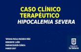 Hipocalemia caso clínico terapéutico