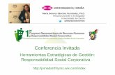 Conferencia: Herramientas Estratégicas de Gestión: Responsabilidad Social Corporativa