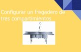 Setting up a 3 compartment sink (spanish) - Configurar un fregadero de tres compartimientos