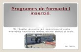 Programes de formació i inserció elaborat per Dani Castillo
