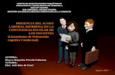 PRESENCIA DEL ACOSO LABORAL (MOBBING) EN LA CONVIVENCIA ESCOLAR DE LOS DOCENTES