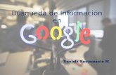 Búsqueda de Información con Google (Primera evaluación)