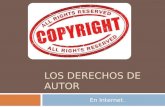 Los derechos de autor en internet
