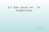 Argentina protagonista