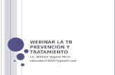Webinar la tb prevenciòn y tratamiento