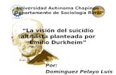 El suicidio altruista-Durkheim