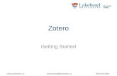 Zotero short presentation