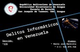 Delitos informáticos en venezuela
