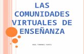 Las comunidades virtuales de enseñanza aprentic3