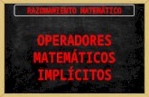 Operadores matemáticos implícitos   3º