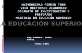 La educación Superior en Venezuela