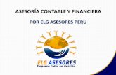 Asesoría contable, tributaria y financiera por ELG Asesores Perú 2017