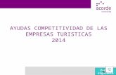Ayudas competitividad empresas turísticas país vasco 2014