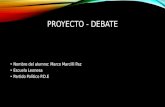 Proyecto   debate