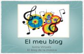 El meu blog
