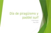Día de piragüismo y paddel surf. CEIP Pinocho.15/16