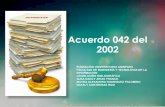 Acuerdo 042 de 2002 n