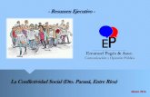 Informe sobre "Conflictividad Social" -  marzo 2016