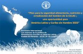 FAORLC - Plan para la Seguridad Alimentaria, Nutrición y erradicación del hambre de la CELAC: una oportunidad para América Latina y Caribe sin Hambre 2025 Presentación Ricardo
