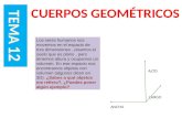 Tema 12, "Cuerpos geométricos"