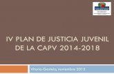 IV Plan de Justicia Juvenil de la CAPV 2014-2018