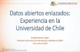 Datos abiertos enlazados: Experiencia en la Universidad de Chile