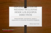 Jornadas de Atención a la Diversidad I: Implementación de medidas inclusivas desde los equipos  directivos