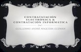 Contratatación electrónica & contratación informática