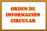 Orden de información circular   rm - 3º año