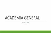 Evidencias academia general