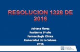 Resolucion 1328 Ministerio de Salud de Colombia. analisis