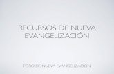 Recursos y eventos de Nueva Evangelización
