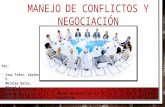 Manejo de conflictos y negociación