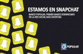 Banco Popular en Snapchat