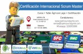 Certificacion internacional en gestion agil de proyectos scrum master smc abril
