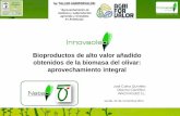 "Bioproductos de alto valor añadido obtenidos de la biomasa del olivar", por José Carlos Quintela, Dir. Científico de INNOVAOLEO.