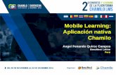 Day 2: Mobile learning “Aplicación nativa Chamilo”