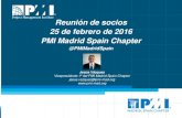 Reunión de socios pmi madrid spain chapter   25-febrero-2016