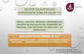 Evaluación supervisores INEE feb 2017 zona 110