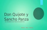 Don quijote y Sancho Panza
