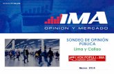 Sondeo de Opinión Pública IMA / marzo 2016 Lima y Callao