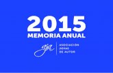 Aja - Memoria de actividades 2015