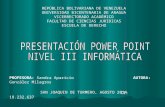 Presentacion inf III. Gonzalez Milagros 18.232.637