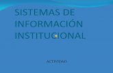Sistema de informacion institucional. gbi