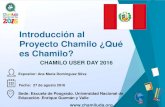 Introducción al Proyecto Chamilo ¿Què es Chamilo?