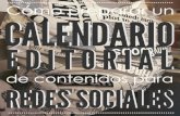 Cómo preparar un calendario editorial de contenidos para redes sociales