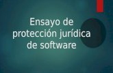 Ensayo de protección jurdica de software